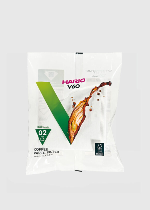 Hario filtry papierowe V60-02 100szt